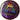 3 Year Purple Rainbow Swarovski Crystal Tri-Plate AA Medallion Chip III