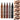 5 Colors Waterproof 4 Fork Tip Eyebrow Tattoo Pencil Long Lasting Brown Liquid Eyebrow Pen Eye Cosmetics Women Beauty Makeup